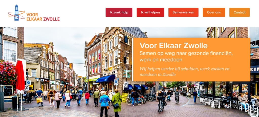 Homepage Voor Elkaar Zwolle